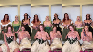 Angelicfuckdoll, Ashley Adams, Tati Evans, Louise Bordeaux & Aria Six - JOI