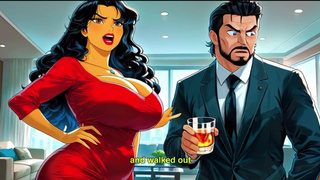 AI -Cheating Hotwife MILF Offers Herself as Company Prize Milf Cougar Brunette Anime Bigcock Married