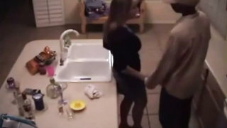 XXXX WIFE WAS CAUGHT ON CCTV CHEATING ON HER HUSBAND WITH BLACK COCK XXXX