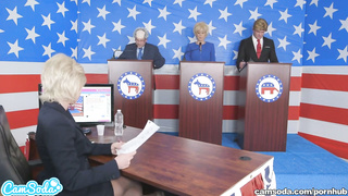 Politically Incorrect - A debate ending in group sex