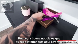 Violet Cox Mi hermano tiene buen material de Leche Sub