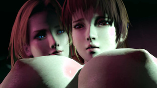 3D monster sex game with 2 sexy DOA babes