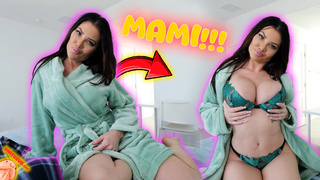 ¿Madrastra que haces desnuda? Viene por un mañanero la puta Sub Español