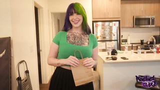 Rachel Luxe - Delivery Girl gets Tipped in BBC Creampie (30/10/26)