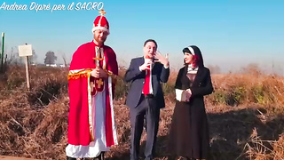 Nun valery vita lover enjoy her pee