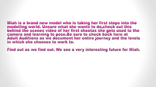 My First Adult Audition - Miah