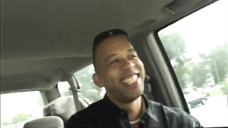 Guys pick up girl at the mall