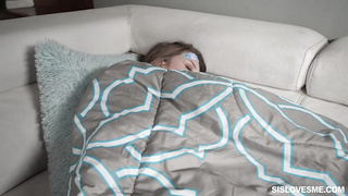 Brother tricks stepsister into fucking him