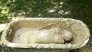 Mud bath nude big tits