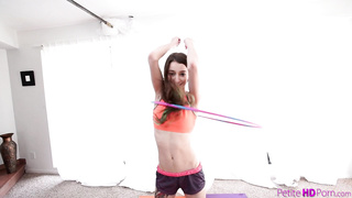 Cute sexy girl in dirty action