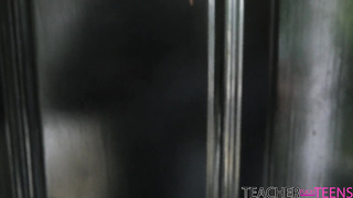 Teacher lets her student fuck at her house