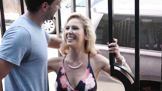 Foot massage leads to nephew fucking aunt