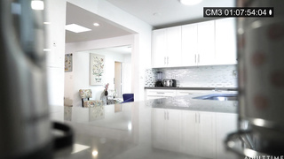 Spying On The Busty Maid