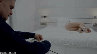 STACY CRUZ BLINDFOLDED