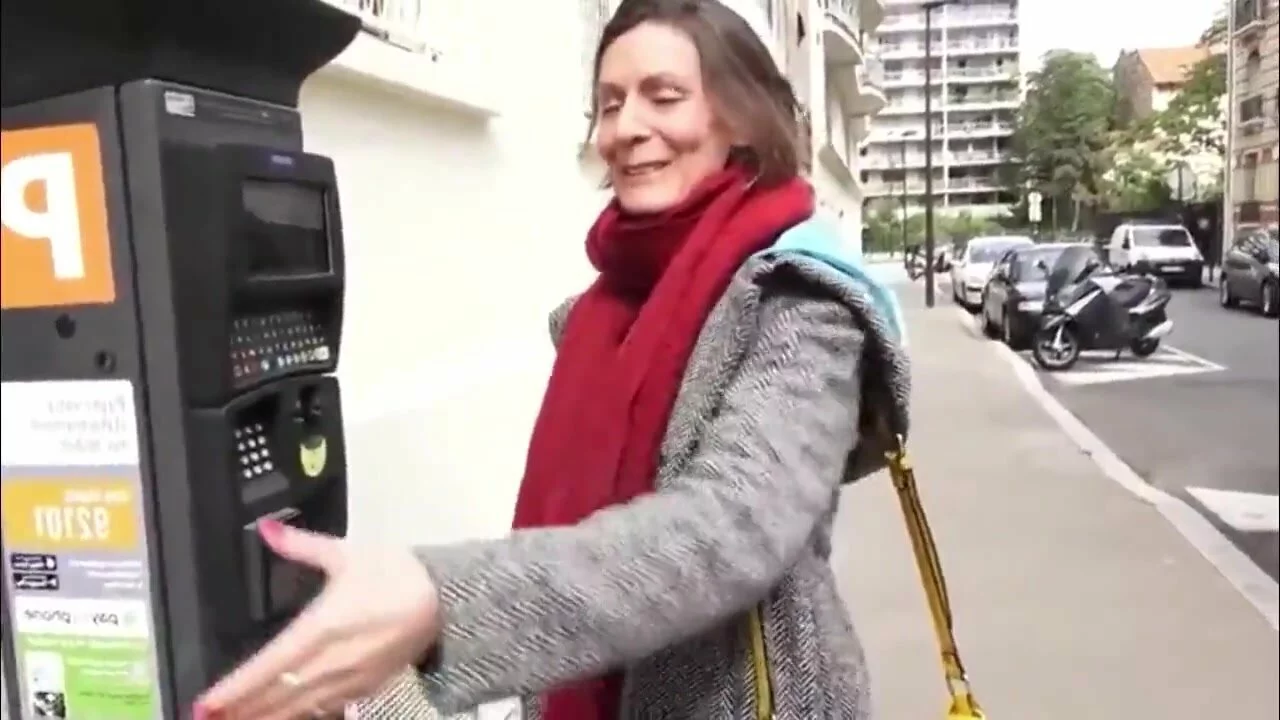 Mature woman from street fucking with stranger