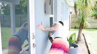 Porn Sophia Leone fucks lilhumper neighbor xxx video HD