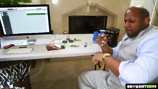 Girl gets pounded by 2 bbc