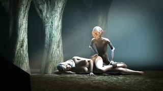 Gollum drills unconscious girl