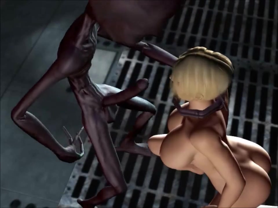 Nasty Alien Porn - Blonde woman drilled by ugly alien
