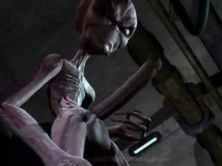Nasty Alien Porn - Ugly hentai alien fuck woman in UFO