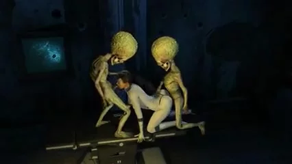 Alien Gangbang Porn - Martian aliens gangbang woman