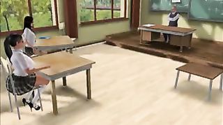 Shemale student fucks her teacher