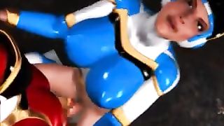 Asian slut in latex bangs by dirty guy