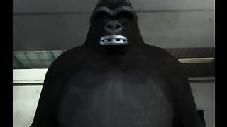 Gorilla monste rapes young scientist