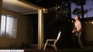 Fling with my neighbor and her husband has no idea