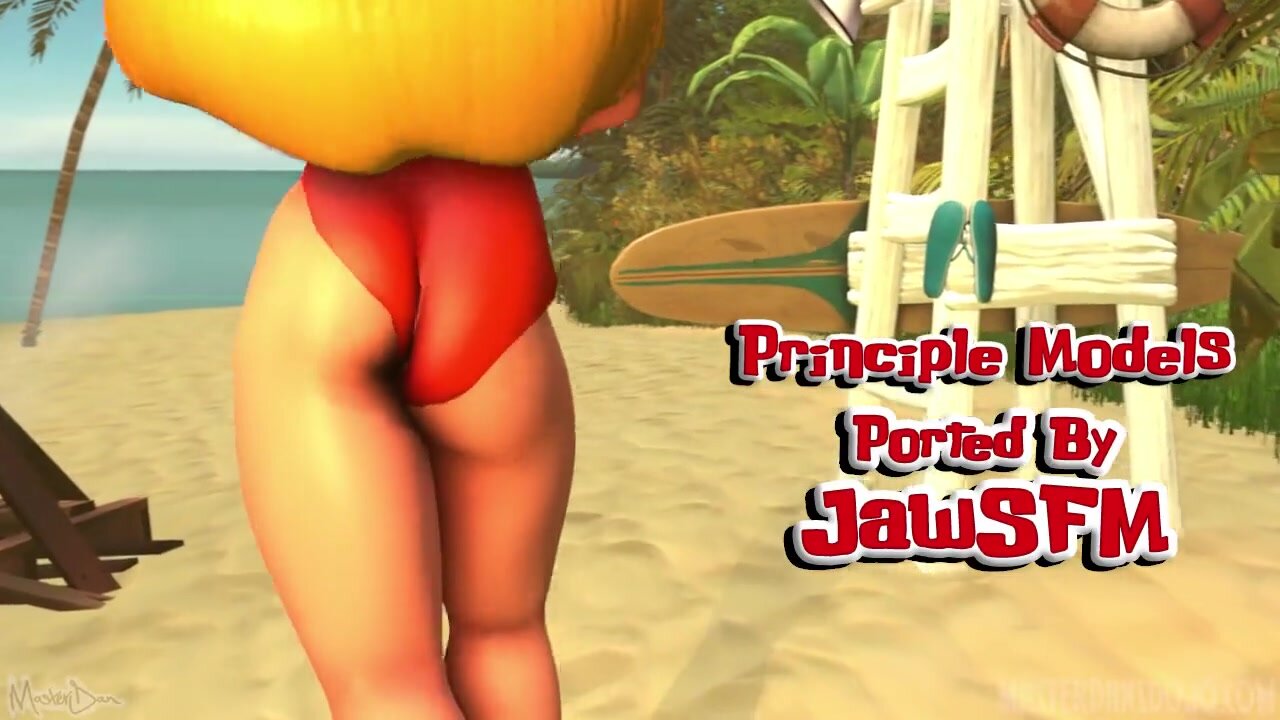 Beach Xxx Cartoons - Funny cartoon porn on the beach
