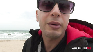 Niki Fox fucks in glass box