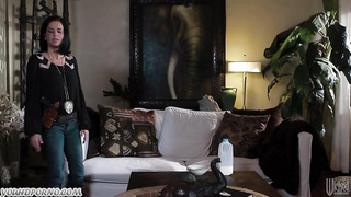 Busty horny milf X Video X porn takes a thick dick in her wet holes