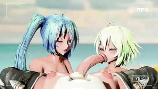 Rhythm Heaven Fever X Futanari!