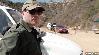 HOT LATINA STRIP SEARCHED AND FUCKED WITH MERCEDES CARRERA