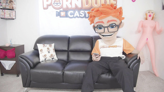 Casting with the Beautiful Pornstar