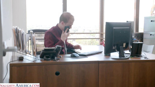 New employees complaint his MILF boss