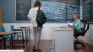 Professor has a huge boobs