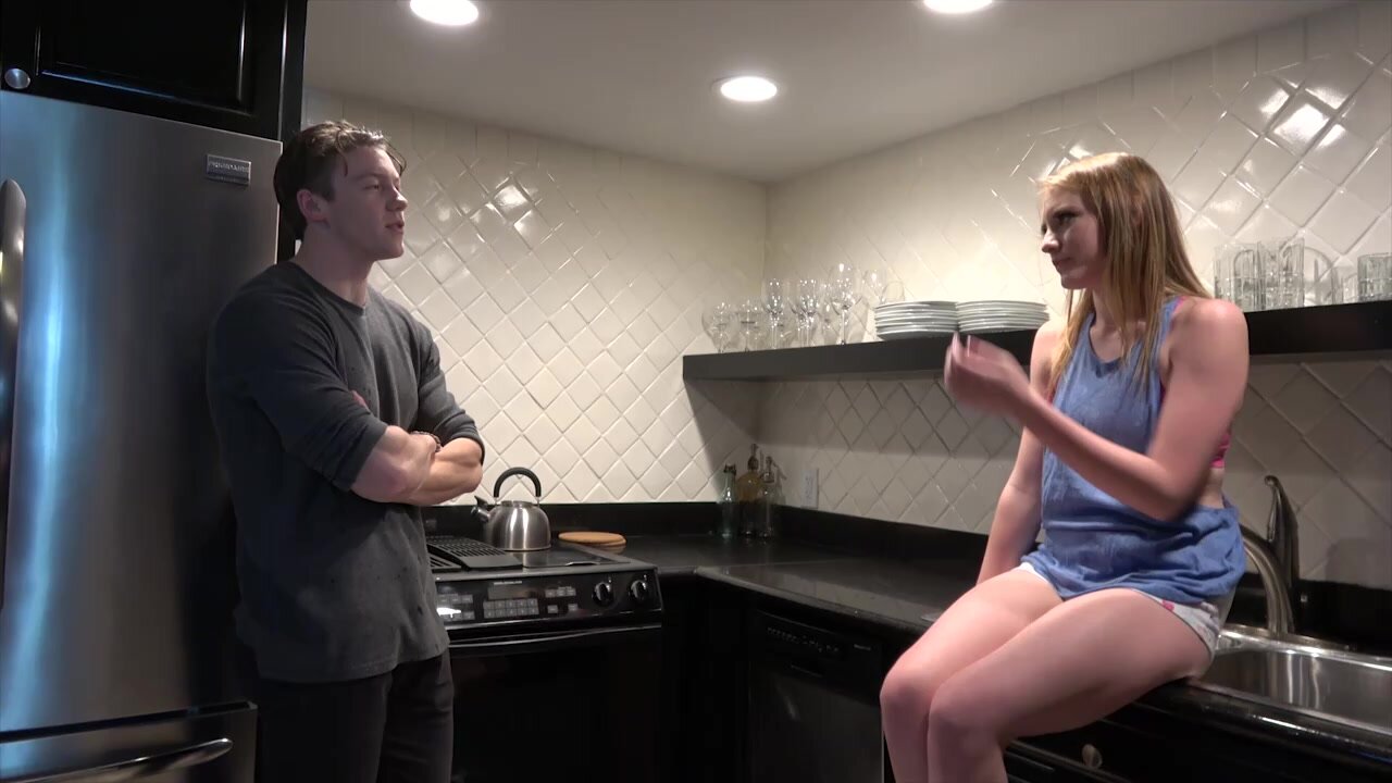 brother sister sex in kitchen