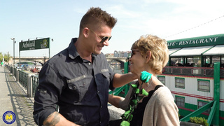 Granny Romana loves dating younger men and then some