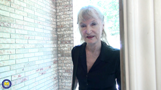 69 year old Candis has a bag full of kinky toys