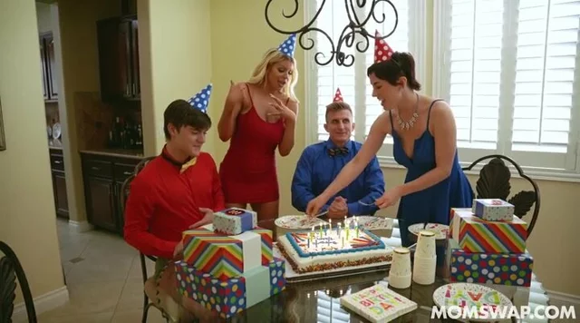 Mom Son Dinner Table Pron Sex - Free Porn Mothers Sons Exchange 2021.09.13 Brooklyn Chase And Olive Glass  Birthday Swap Surprise XXX