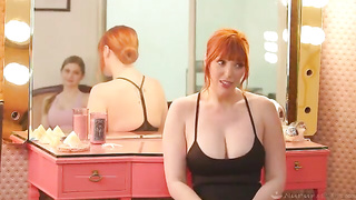 Redheaded mom massage