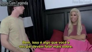 Tarada ajudando filho a perder a virgindade - legendado