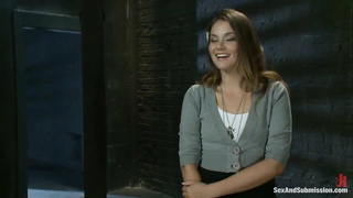 Teen Allie trying BDSM games