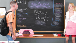 I fucked my nice big tits professor again