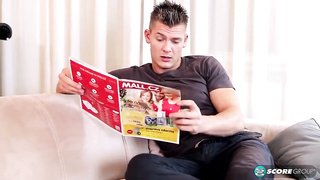 Blonde maid with huge tits loves sex