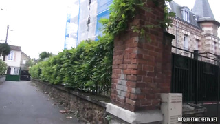 Hard fucking with busty brunette