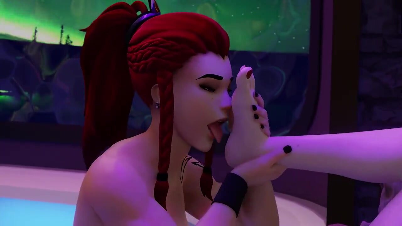 D.VA And BRIGITTE Overwatch FUTANARI PORN