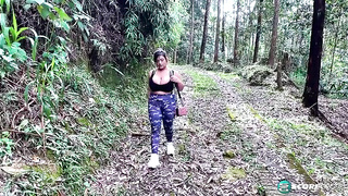 HUGE Natural Tits Porn Video 2022.01.13 Angie Bravo Nature Walk XXX Free