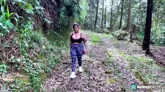 HUGE Natural Tits Porn Video 2022.01.13 Angie Bravo Nature Walk ...